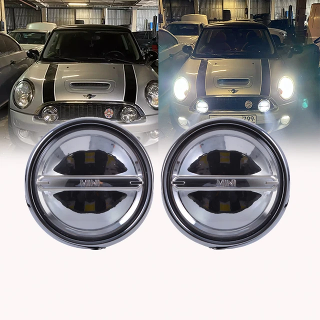 2pcs Led Front Bumper Lights Led Grille Daytime Running Lights Drl Case For  Bmw Mini Cooper F55 F56 Led Rally Driving Light - Light Bar/work Light -  AliExpress