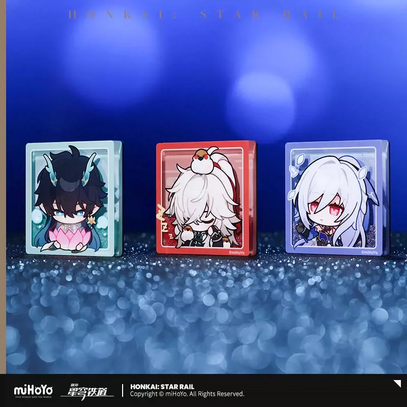 Фото Предпродажа Sunsyea Honkai Star Rail официальный Merch miHoYo оригинальный аутентичный магнит для холодильника PMZLG клинок дан Хэн cafka Jingliu №4