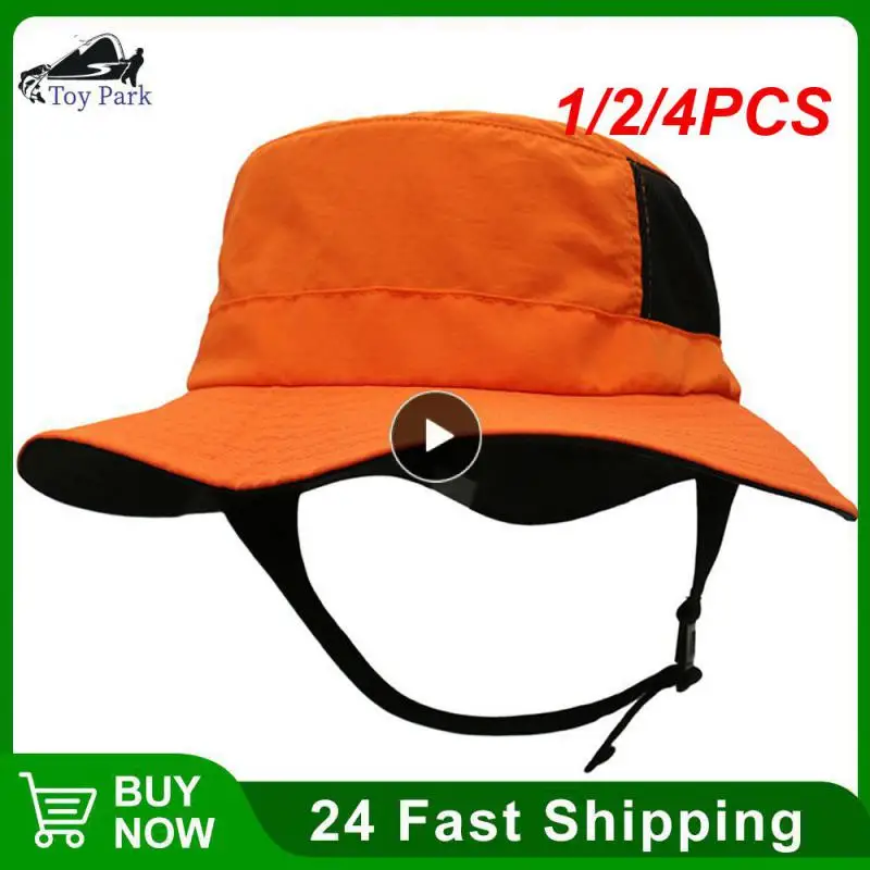 

1/2/4PCS Wide Brim Sun Hat Foldable Hiking Fishing Hat Men And Women UPF50+ Surfing Sunscreen Fisherman Hat