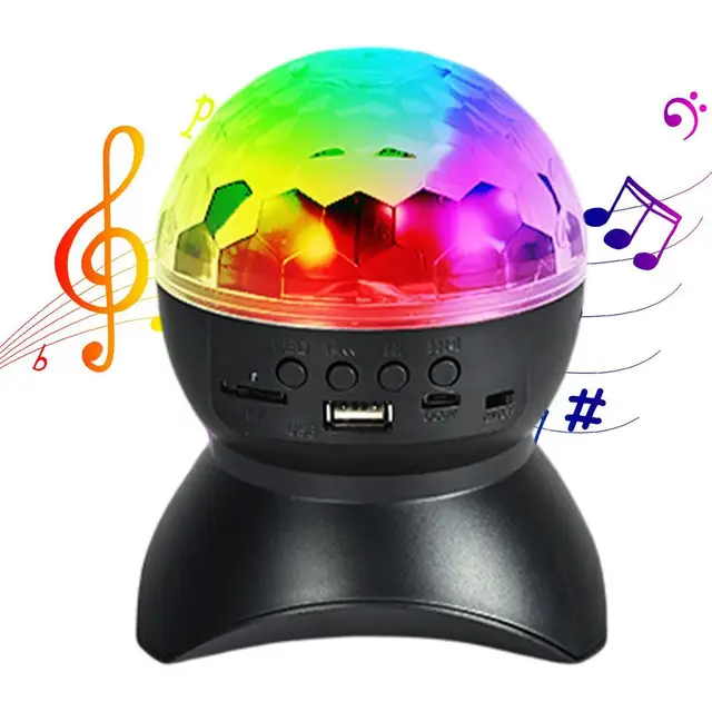 Disco-Kugel LED-Licht DJ Strobe Light USB wiederauf ladbare Bühne Strobe  Lampe mit drahtlosen Lautsprecher perfekt für Geburtstag Karaoke -  AliExpress