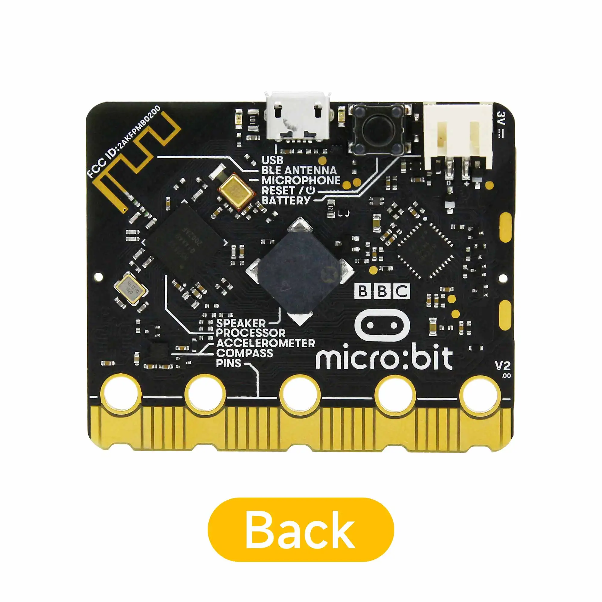 BBC Microbit V2 Development Board Programmable Learning Kit For Kids STME Education DIY Electronic Projects with Battery Case 5