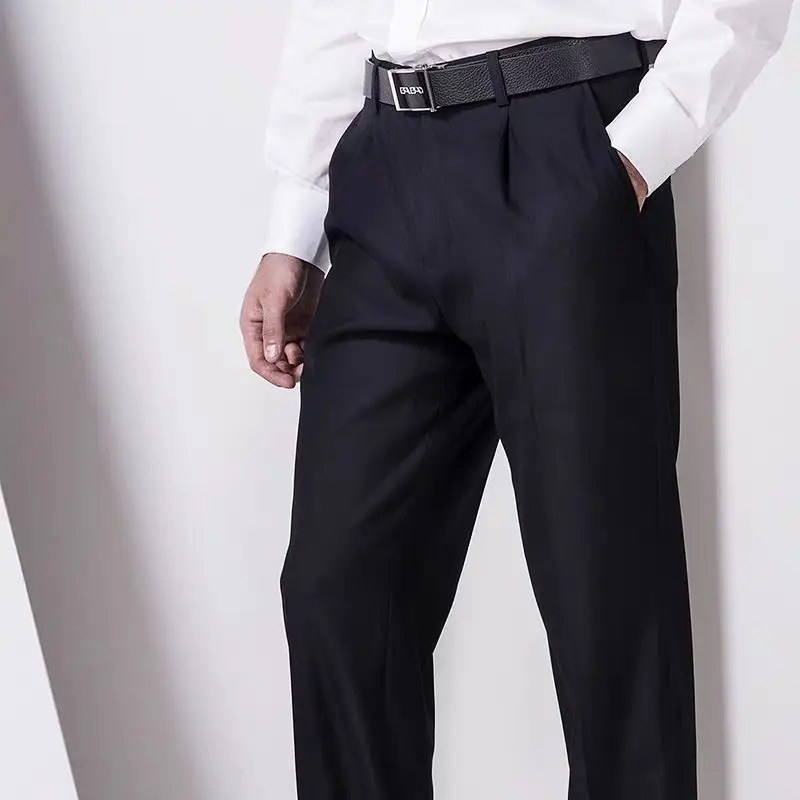 10XL 특대 비즈니스 바지 남성 겨울 남성 정장 바지 클래식 남자 캐주얼 정장 드레스 사회 의류 남성 헐렁한 바지