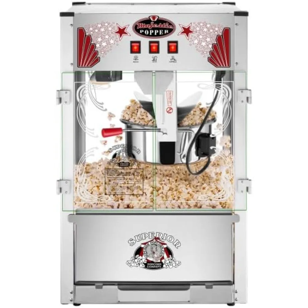 Popcorn Machine-Extra Large Movie Theater Style Popper with 16oz Kettle
