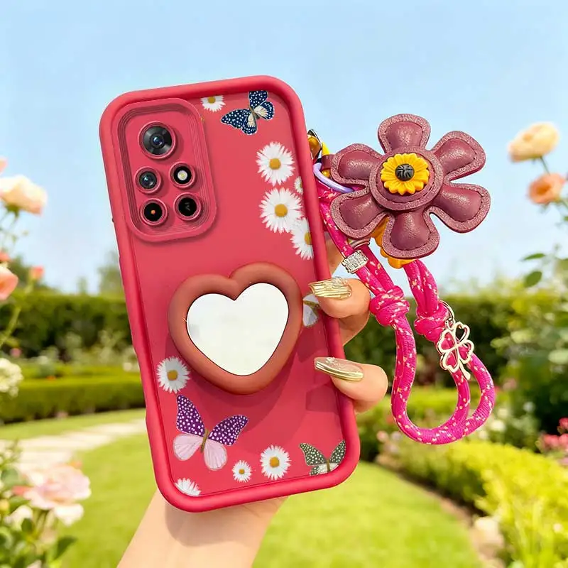 Colored Butterfly Phone Case Set with Lanyard and Craft Embellishments