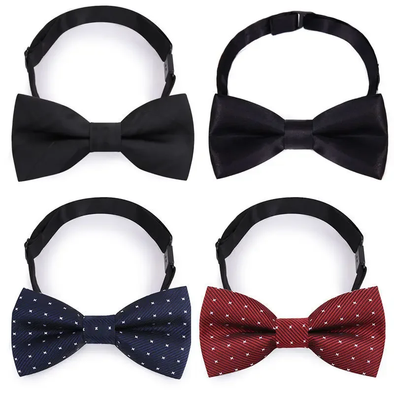 blue red wool Women children velvet boy girl men flexible green color bow tie toddler man wedding businessblack accessories