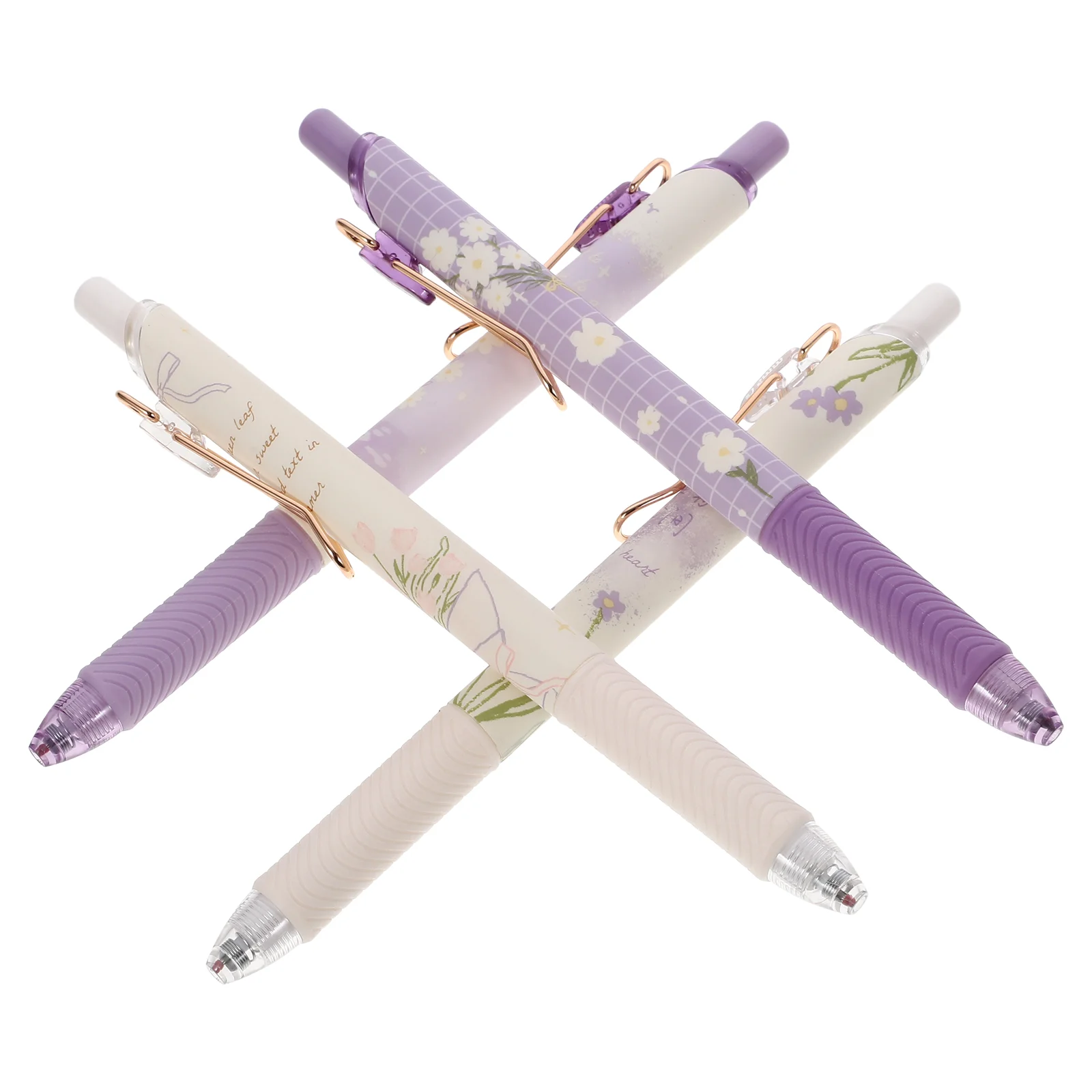 

4 Pcs Gel Pen Ink Pens Student Press Simple School Writing Tools Supplies Students Multi-use Work Child Pressing