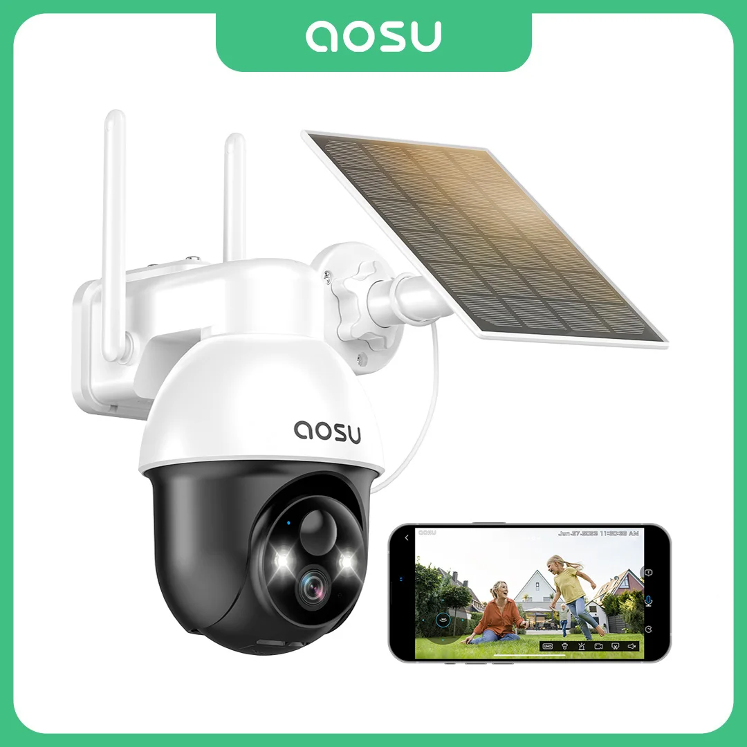 3MP PTZ Solar Security Camera 1