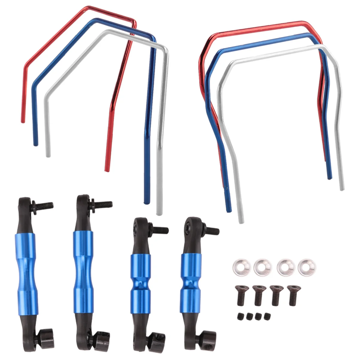 

Front and Rear Sway Bar Kit SLF311 for Traxxas 4X4 Slash Stampede Rustler Rally RC Car Upgrade Parts