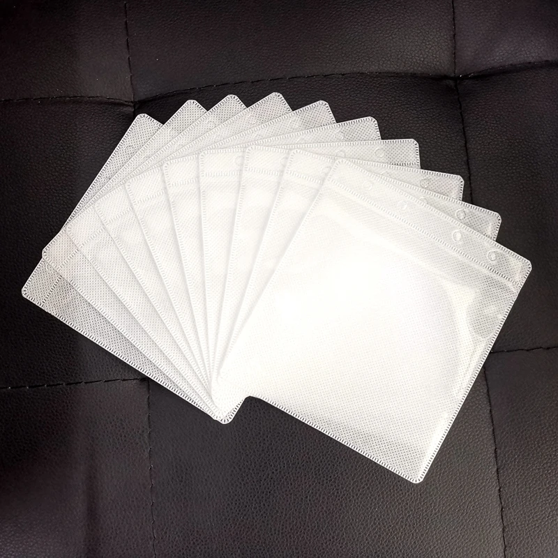 Double-sided CD Bag CD Pp Bag 12cm DVD Storage 10 PCs Pack cd dvd storage bag cd dvd storage case