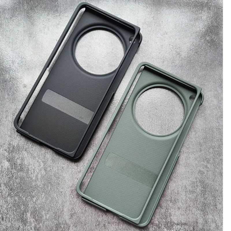 Original Case For OnePlus Open Leather PC Full Protection Phone Cover With Holder Stand Case For OnePlus Open 3