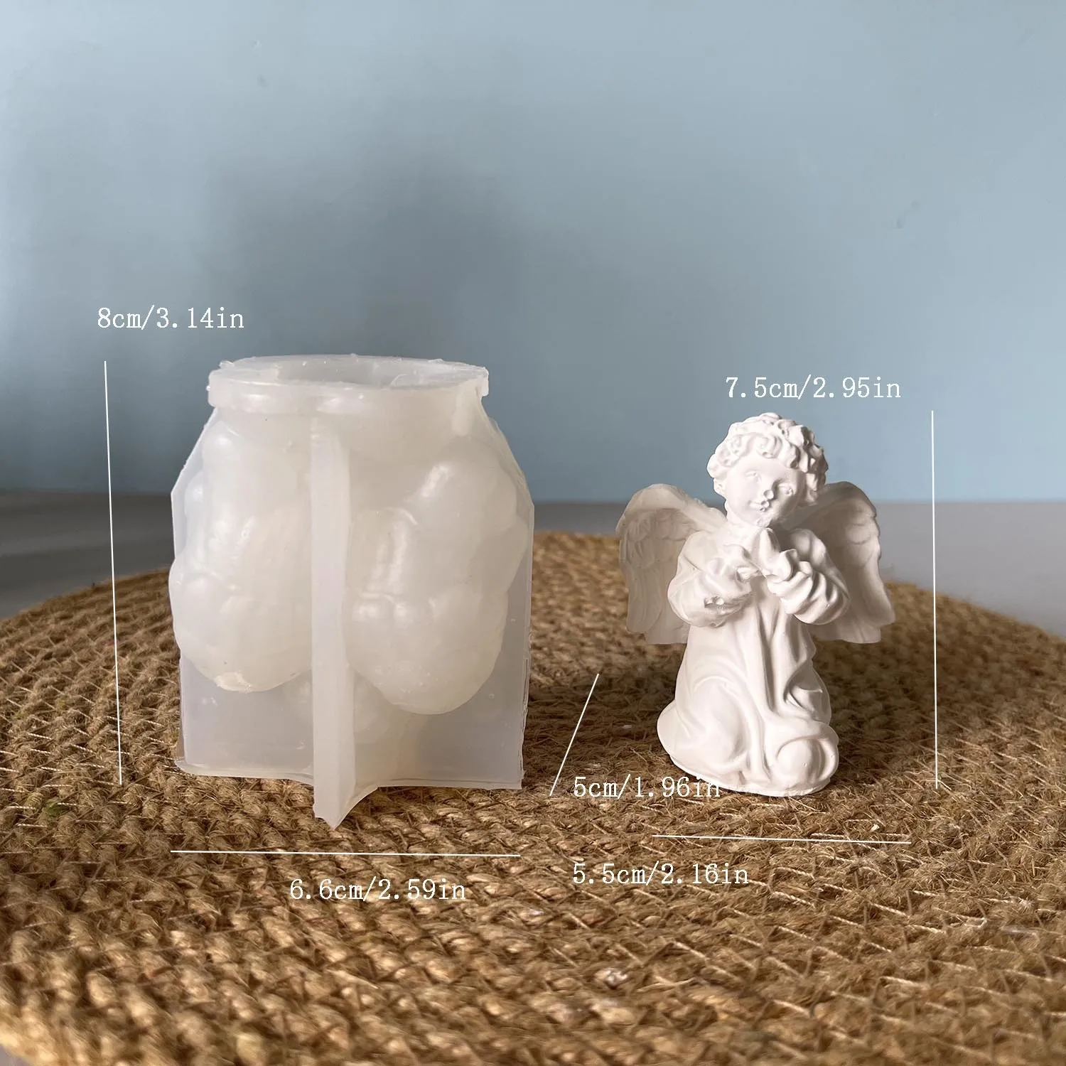 Virgin Mary Plaster Mold 5