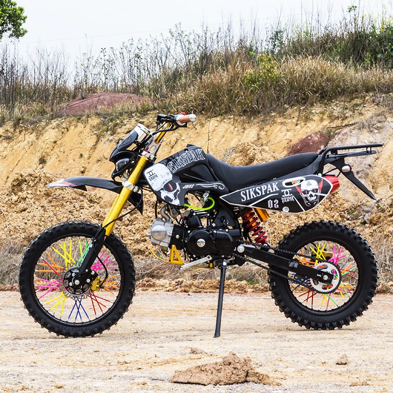 Chinese factory 125CC 4 Stroke Dirtbike Sport Motorcycles Power Bike Off Road Adult Moto 125cc Ladies Gasoline 140cc 150cc 160cc nicot pit bike 125cc dirt bike 4 stroke off road motorcycle for adult yx 120 enginecustom