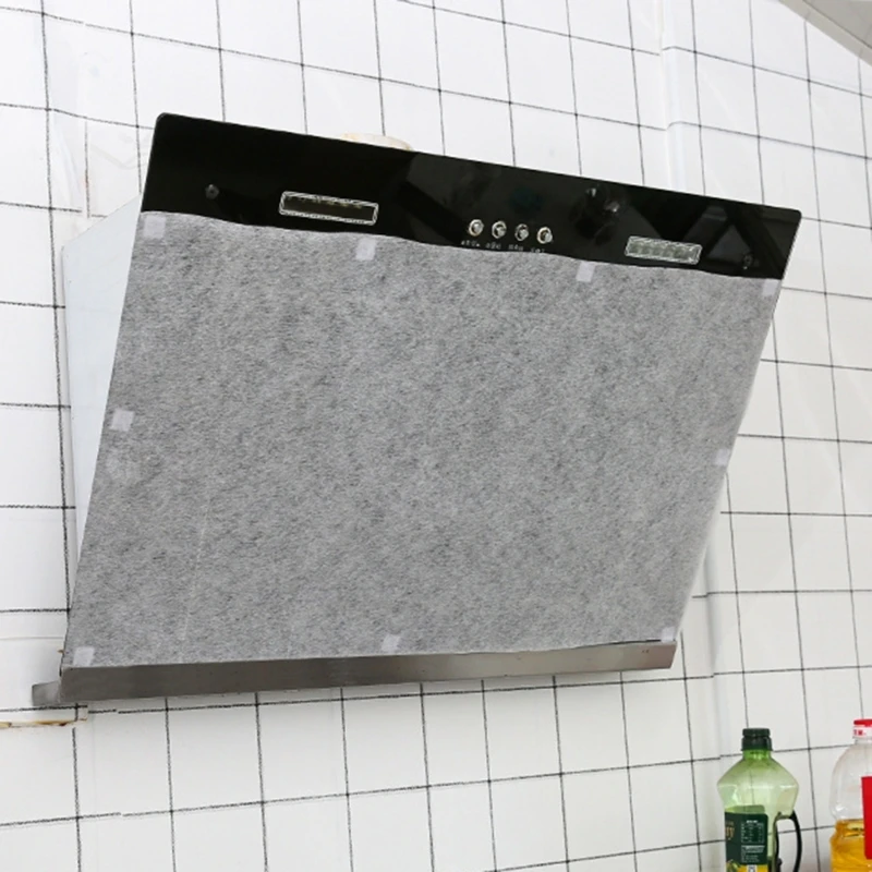Disposables Kitchen Hood Oil Filter Paper Ranges Hood Grease Filters Anti Oil Absorbent Paper Exhaust Fan Filter
