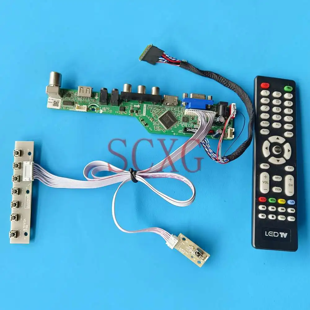 LEDLCDControllerBoardKitFitLTN156AT02LaptopPanel156AnalogTV
