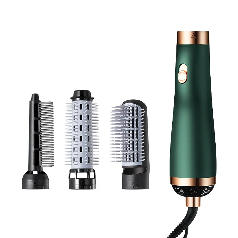 Multi-Functional Hot Wind Comb Straightening Brush Curling Brush 110V Negative Ion Blow Dryer Blow Wind Machine From China