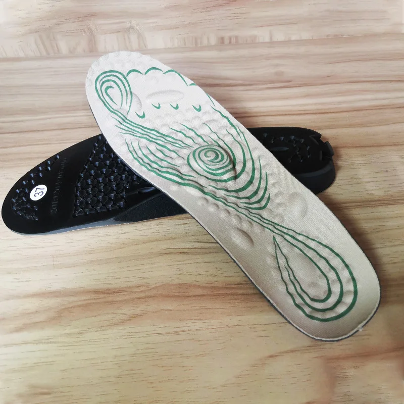 Orthopedic Magnetic Therapy Insoles PU Flat Feet High Arch Support Orthopedic Shoes Sole Health Therapy Acupuncture Insoles