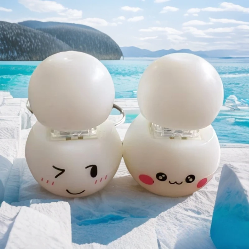 눈사람 키 스위치 키체인 기계식 키보드 피젯 단추 손가락 장난감 키캡 피젯 키 체인, 성인용 스트레스 해소 선물