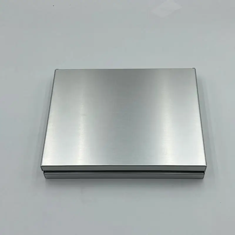 

1Pc Small Aluminum Table Outdoor Lightweight Portable Aluminum Table Hiking Mountaineering Camping Durable Small Table