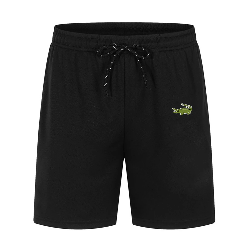 

Large Men's Shorts Mesh Elastic Summer 4XL 5XL Big Size Clothing Nylon Black Grey Spandex Sweat Shorts Plus Size Shorts