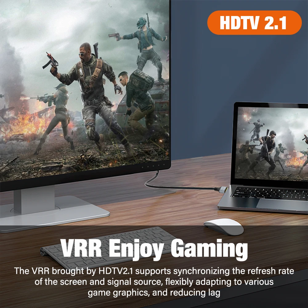 Ultra High-Speed HDMI 2.1 Video Cable with 8K and 4K Support - Available in Various Lengths
