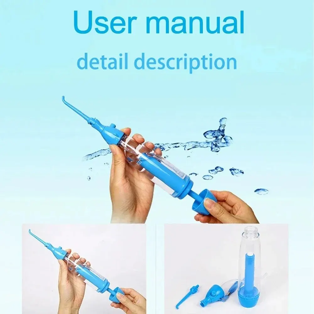 Oral Irrigator Teeth Cleaner Water Jet Non-electric Household Portable Oral Irrigator Flossing LV160