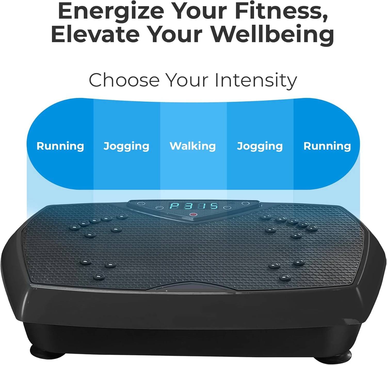 N 컴팩트 가정용 진동 플랫폼 피트니스 기계 개인 맞춤 운동 트레이너 체중 감량 근육 강화 칼로리 소모