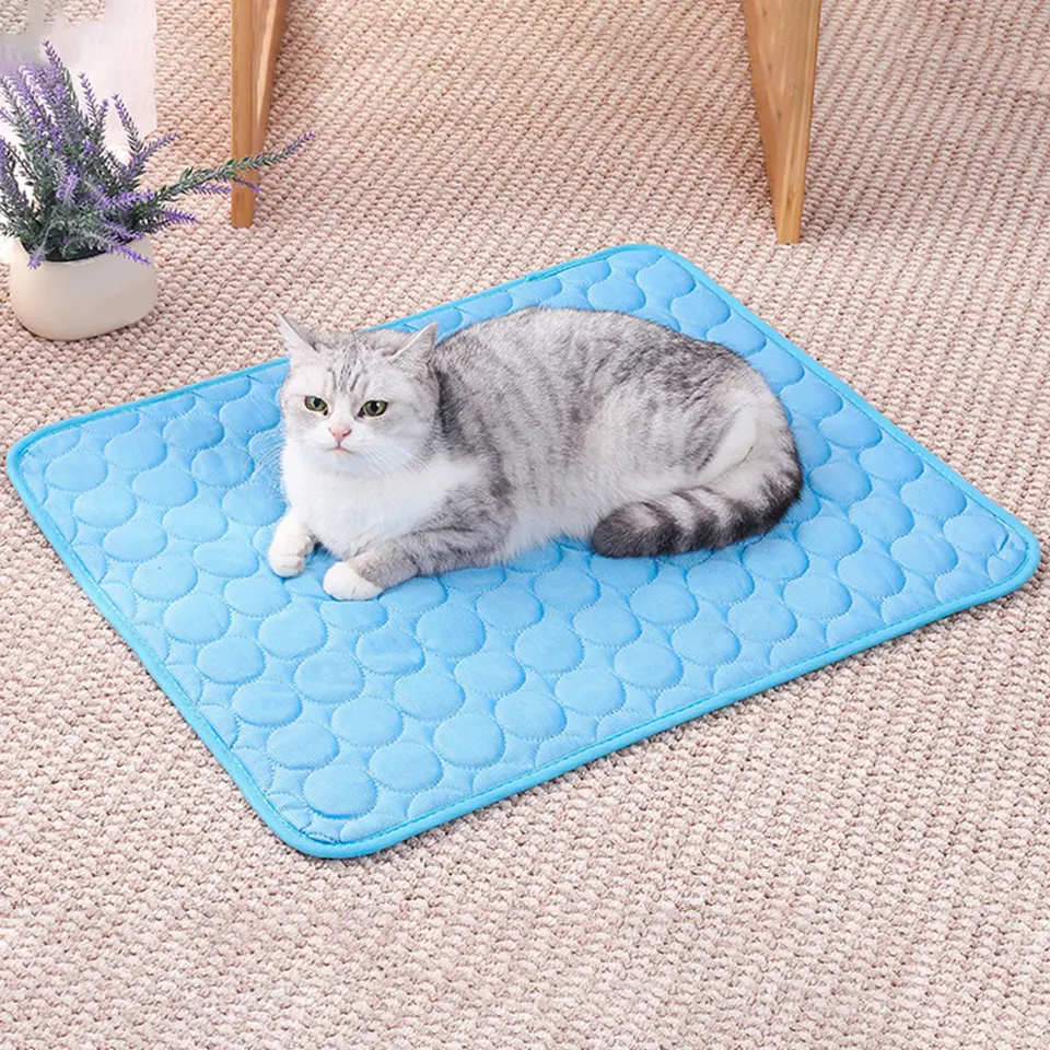 Summer Dog Cooling Mat Washable Pet Cooling Pad