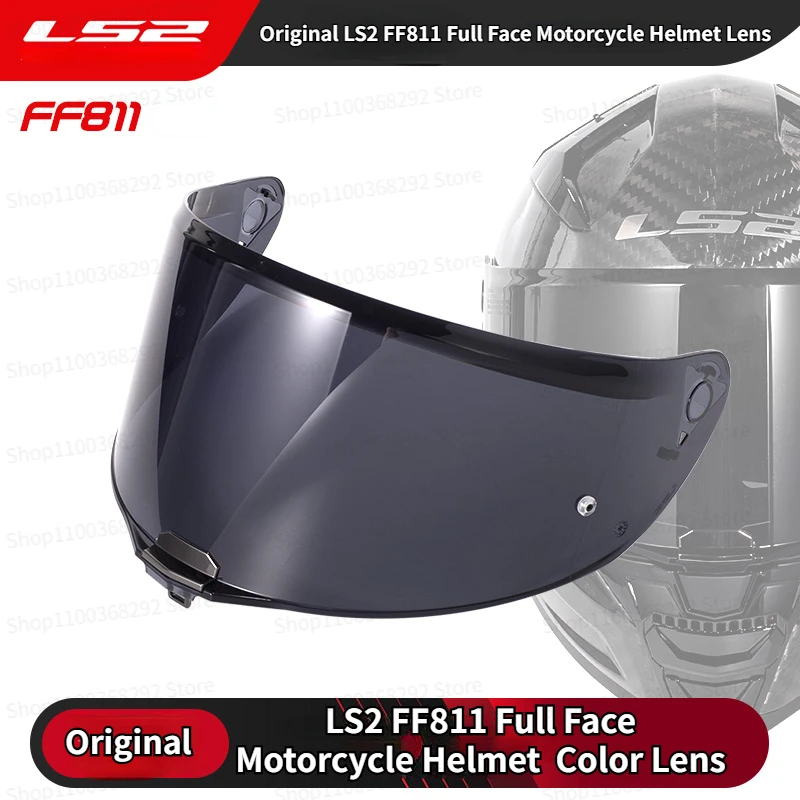 Ls2 Ff811 Visiere Full Face Casco Moto Colore Lente Nero Argento Visiera Originale
