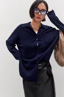 Intellectuals' wonderful advanced Gao Zhi Tong Qin Lu wool cashmere OS knitted shirt - Image 4