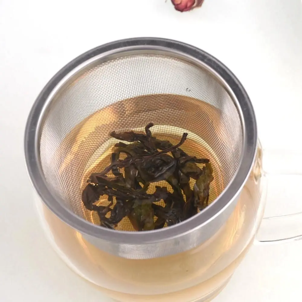 Diameter 5-9.5CM Reusable Stainless Steel Mesh Tea Infuser Strainer Teapot Tea Leaf Spice Filter Drinkware Kitchen Accessories tea infuser tea strainer tea filter