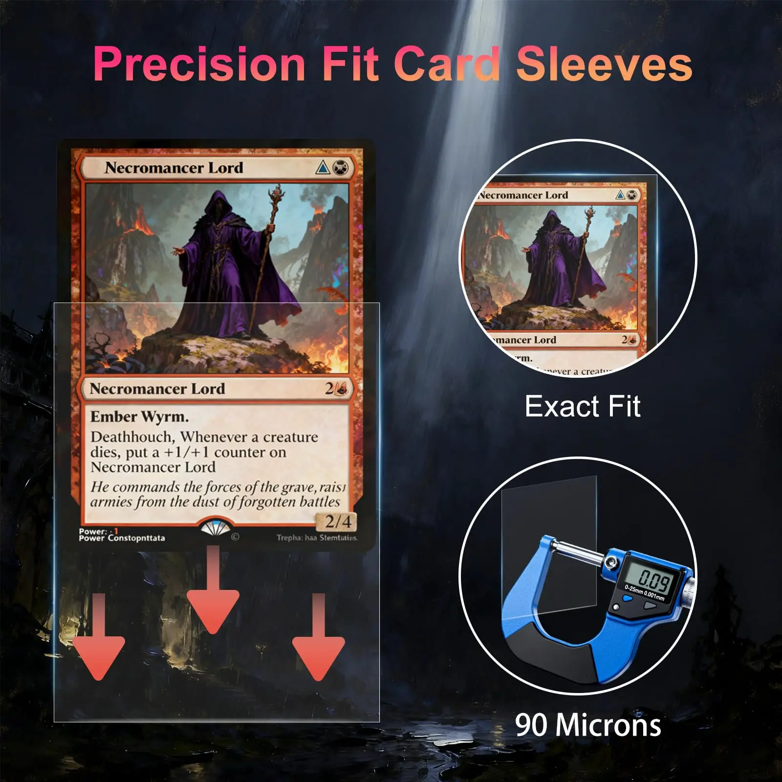 200 Stück 64 x 89 mm Sammelkartenhüllen MTG Clear Card Protectors für Doppelhülsen Passend für PKM Sports Game Innenkartenhüllen – Detail 3