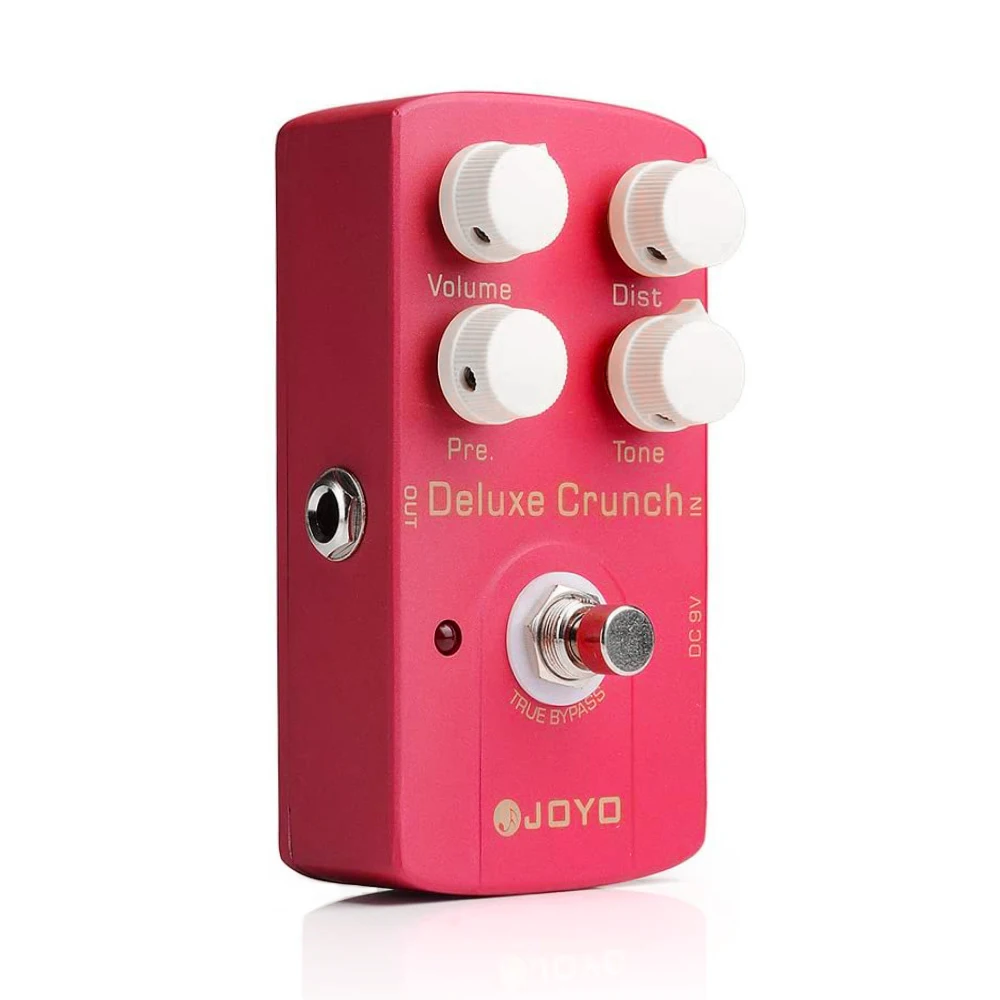 JF-39 DELUXE CRUNCH Distortion Pedal High Gain Crunch Distortion Sound with Vol/