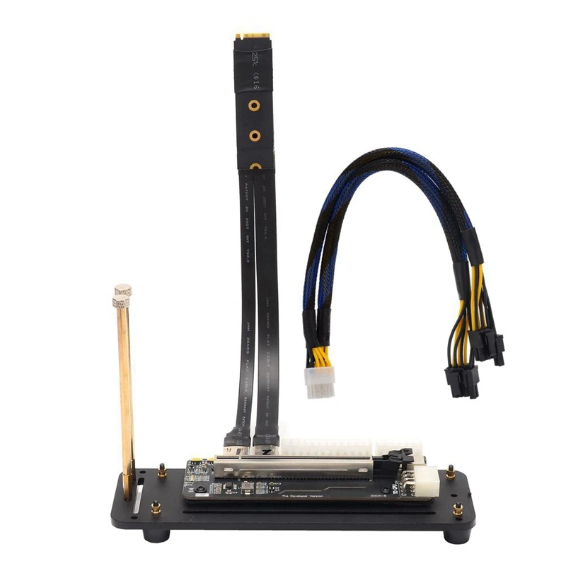 

Внешняя графическая карта для ноутбука EGPU PCI-E 3,0 X16 до M.2 Nvme Удлинительный кабель с кронштейном для шнура питания ITX STX