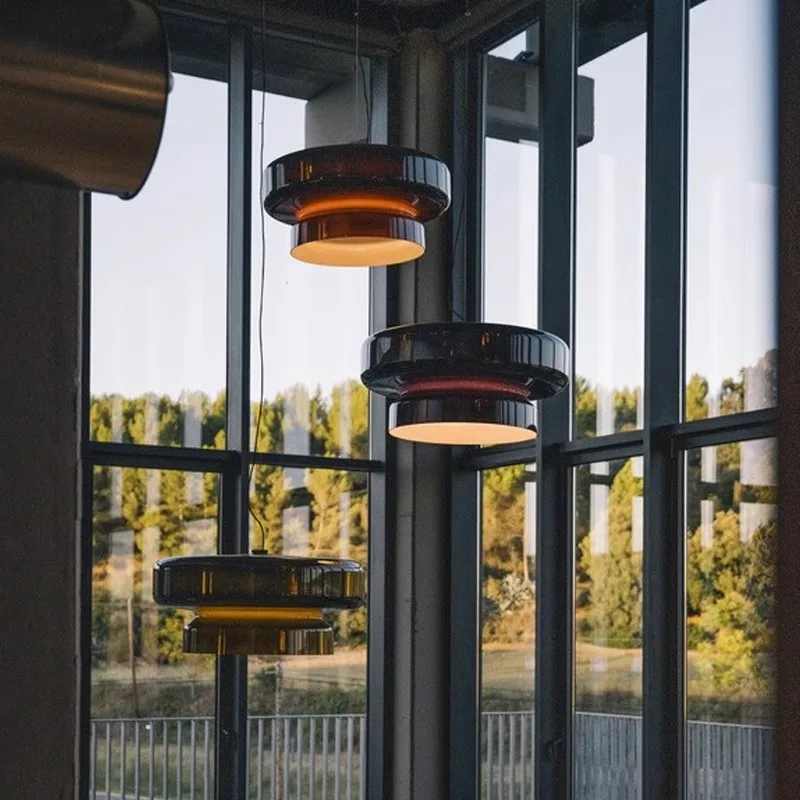 Spanish Designer Glass Pendant Lamp