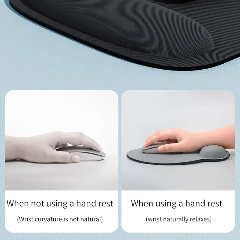 Ergonomic Gaming Desk Mouse Pad with Wrist Support