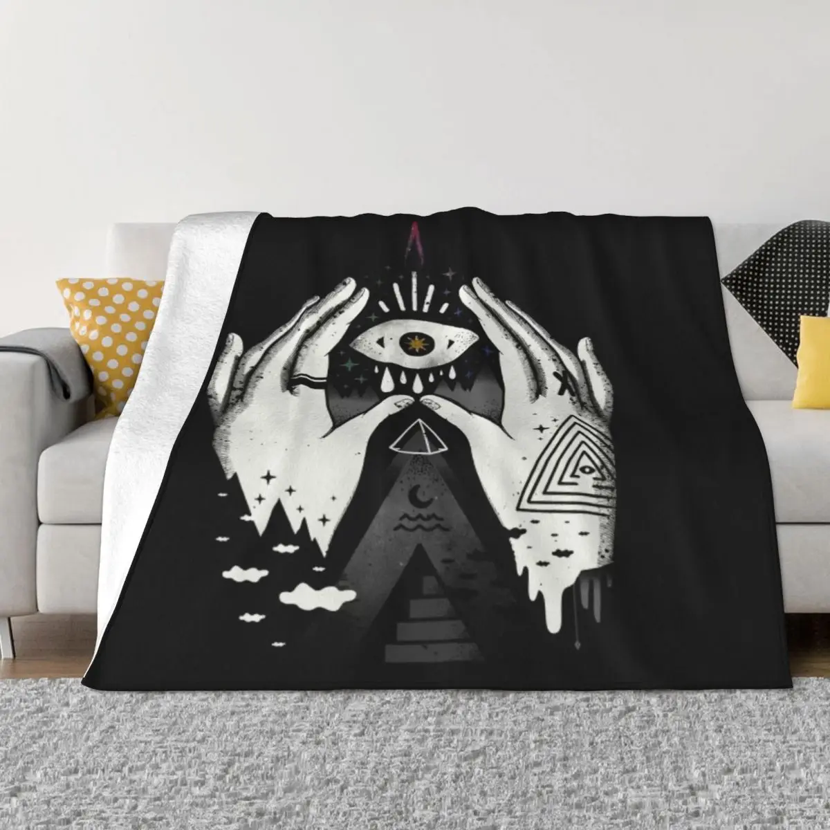 

Summoner Soft Micro Fleece Blanket Trendy Comfortable For Camping AntiPilling