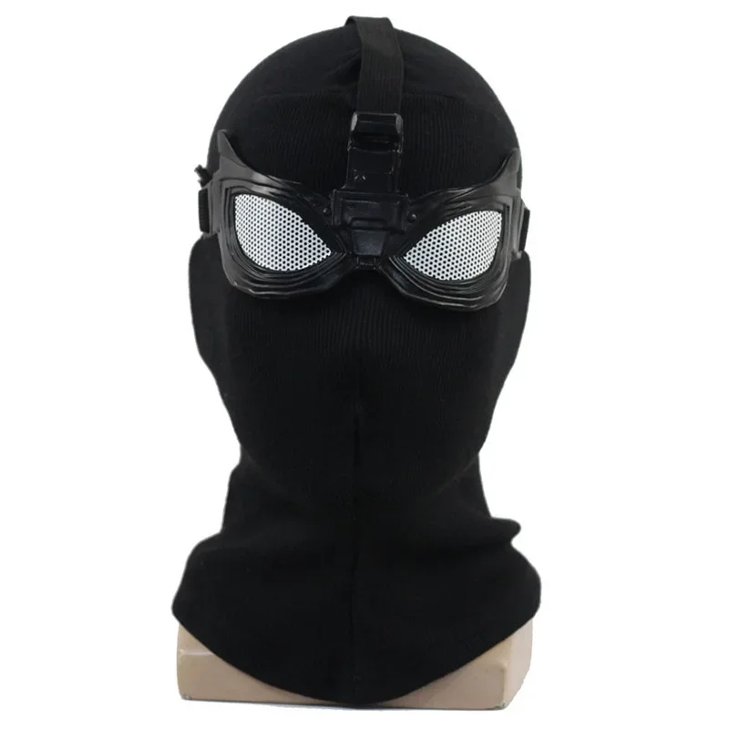 Hot Toys Spider Man Hero Expedition Mask Head Cover Shadow Black Knitted Face Mask Stealth Suit Surround Cos Costumes