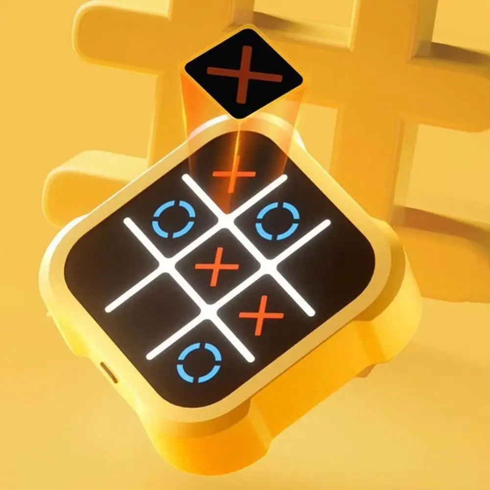 Electric TIC-TAC-TOE 3-in-1 Educational Handheld Bolt Game Montessori Memory Growth Puzzle Children