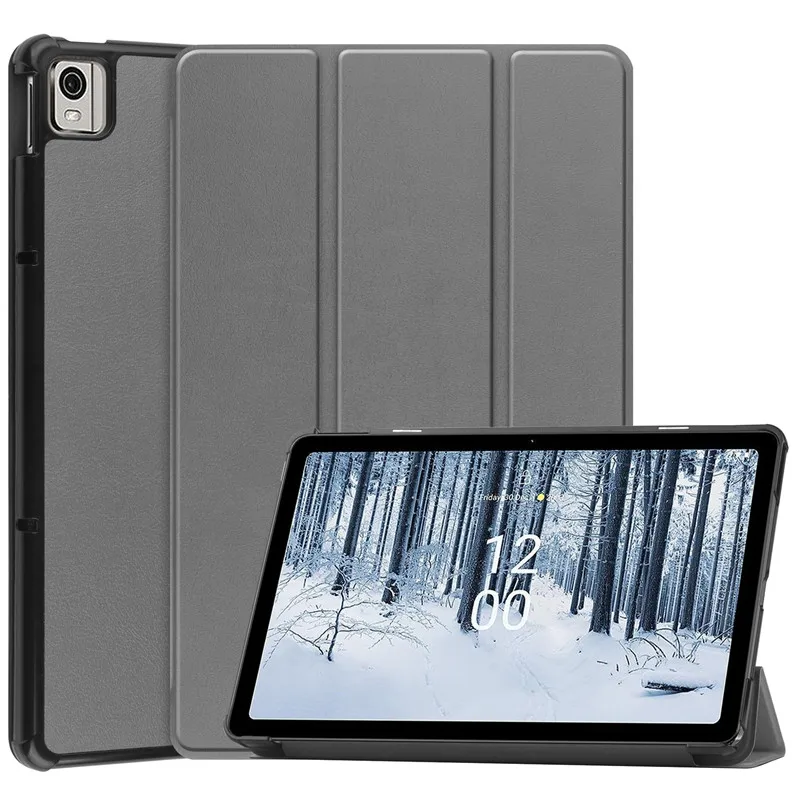 étui en cuir pu avec support étui rabat magnétique pour tablette funda étui pour