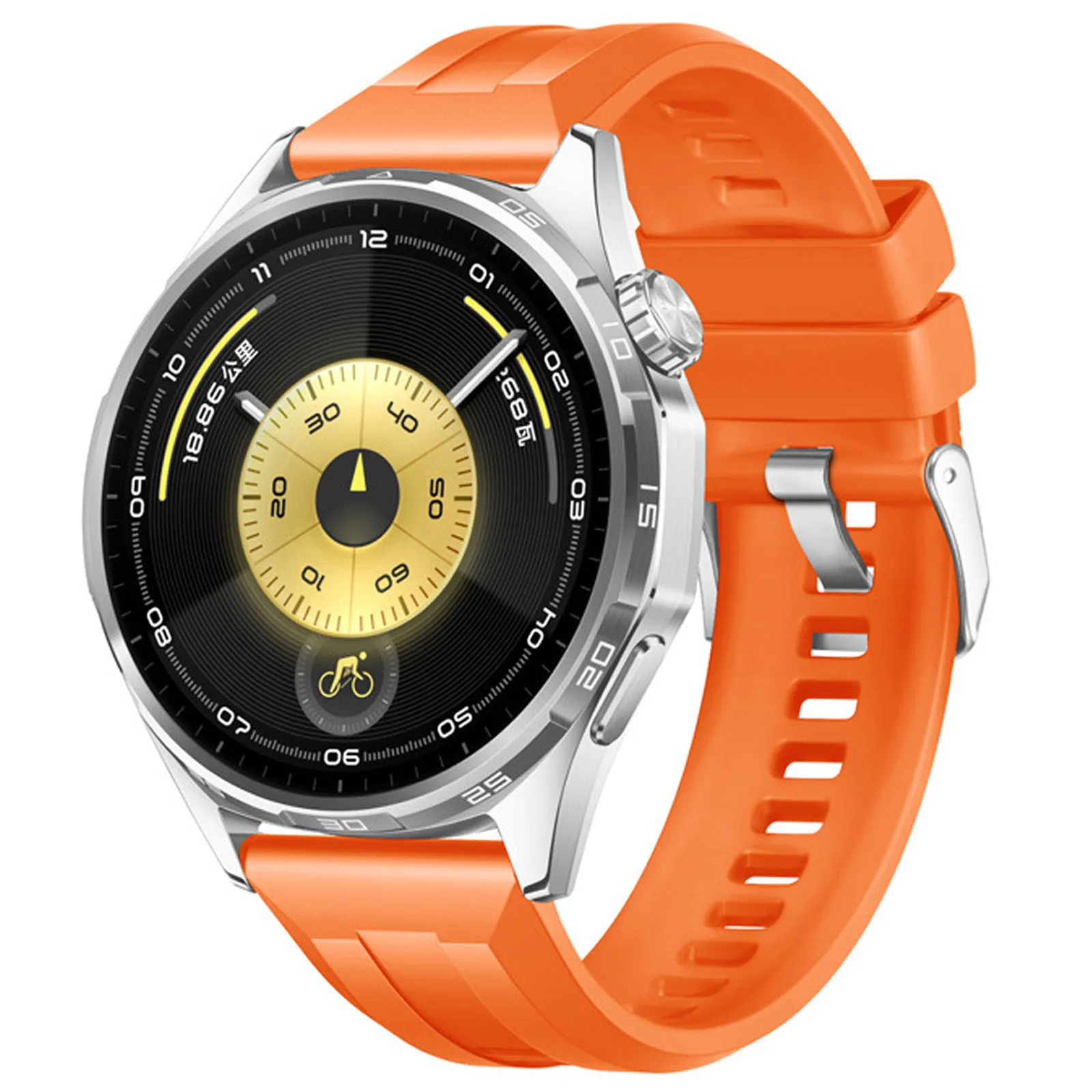 Official 22mm Silicone Sports Watch Strap - Enhanced Comfort and Style