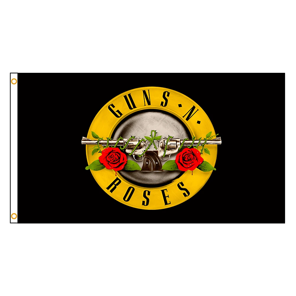 90x150cm Guns N Roses World Tour Flag Band Banner Home Or Outdoor For
