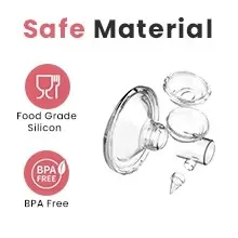 Description Picture 6 of itemElectric Wearable Breast Pump Handsfree With Milk Storage Bag BPA Free Low Noise Efficient Empty Breast Portable Breastmilk Pump