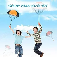 Kids Hand Throwing Parachute Toy For Children's Educational Parachute With Figure Soldier Outdoor Fun Sports Play Game 2