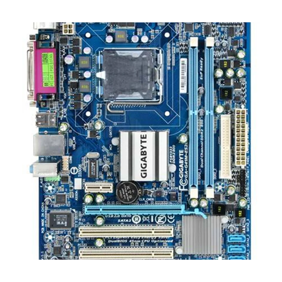 GIGABYTE GA-G41M-ES2L Desktop Motherboard G41 Socket LGA 775 For