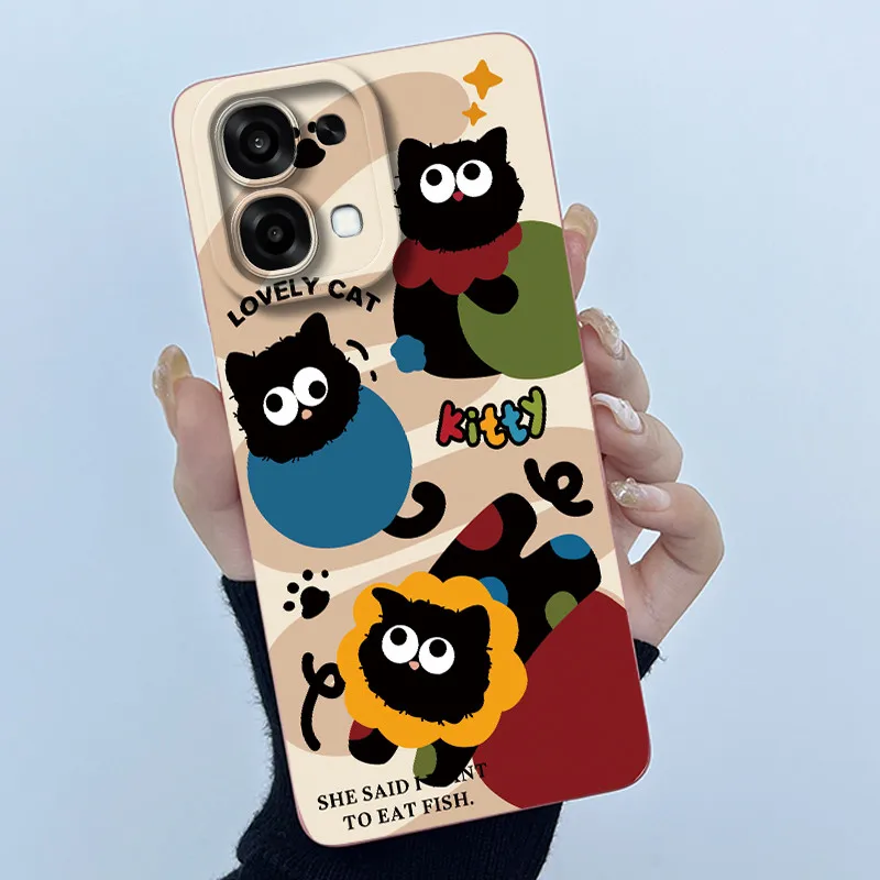 Cute Panda & Sweet Cats Silicone Soft Protective Case - Stylish & Durable Cover