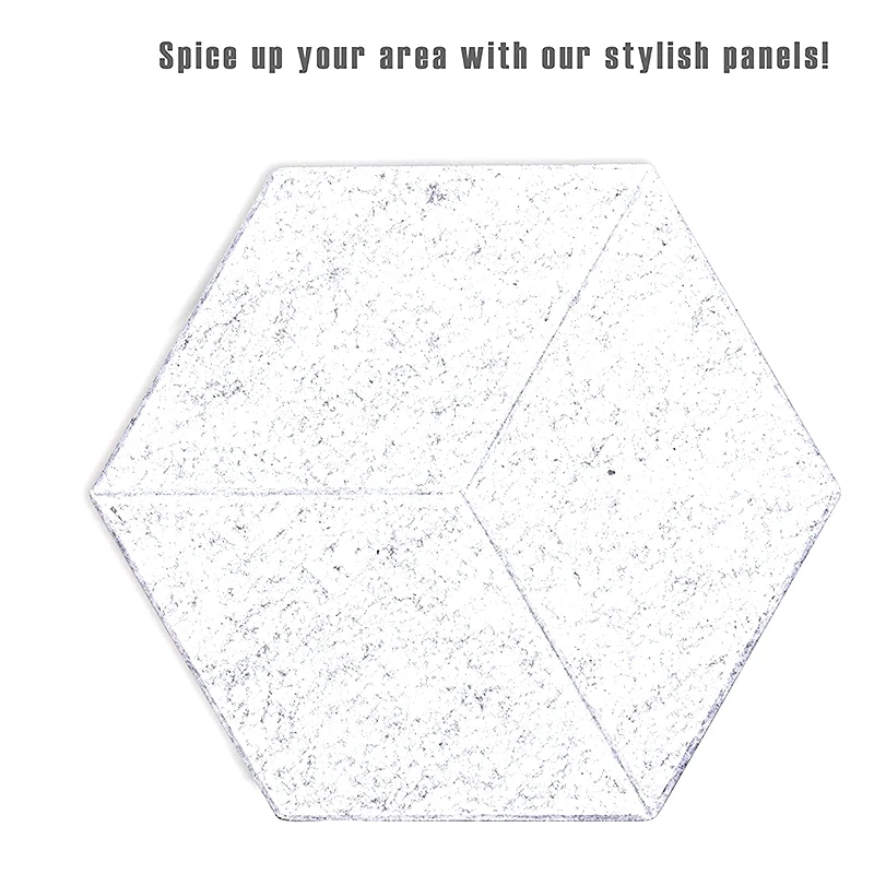 12 Pcs Acoustic Foam Panel Hexagon Acoustic Panels For Treatment,Beveled Edge Tiles For Echo Bass Insulation