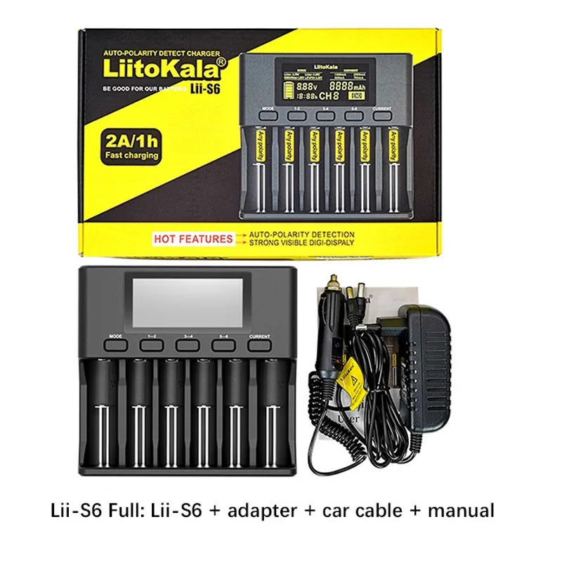Liitokala ũ ͸ , Liis1, liis2, lii, liis4, liis6, liis8, 3.7V, 1.2V, AA, AAA, 18650, 26650, 16340, 14500, 1044