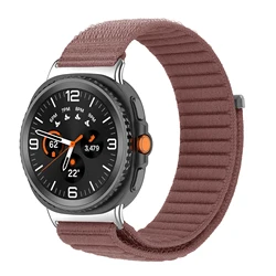 Breathable Braided Nylon Loop Strap - Classic Accessory Bracelet - Galaxy 8 44mm (Smoke purple)