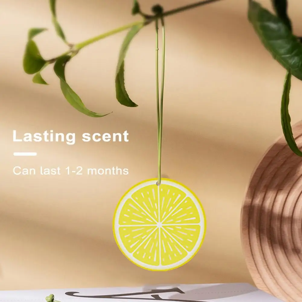 Car Air Purifier Tablet 3d Auto Hanging Air Fresheners Variety Fruit