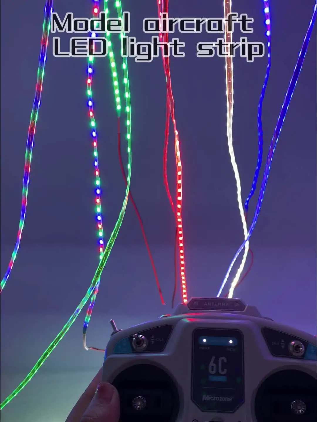 Модель самолета светодиодные фонари 12 В цветные декоративные водонепроницаемые